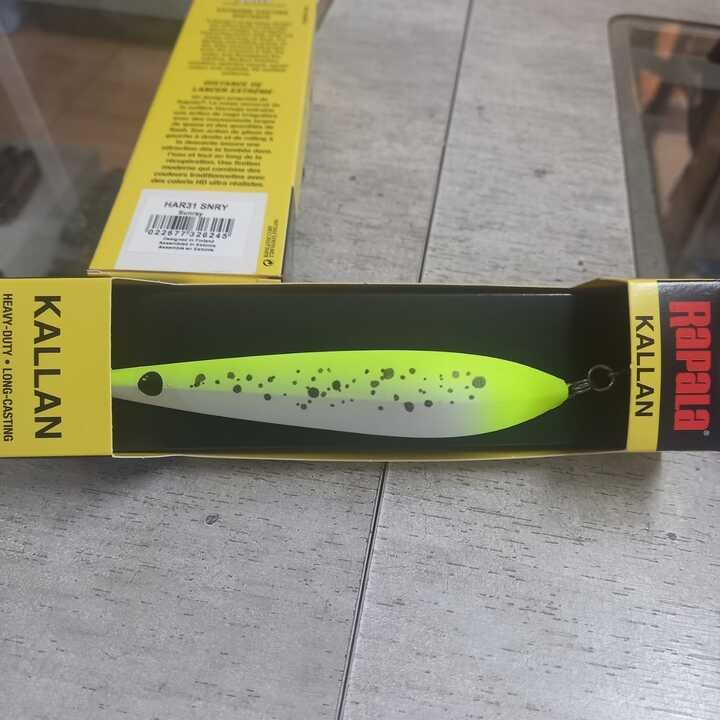 Rapala Kallan KAL11 FT – Cucchiaino Da Pesca 11 Cm 26 G, Affondante, Per Lucci E Trote, Unisex